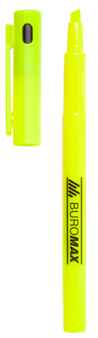 Маркер BUROMAX NEON текстовий (BM.8907-08), жовтий